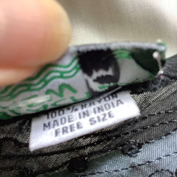 Embroidered Multi Color Sleeveless Dress Asymmetrical Hem Size M - Picture 11 of 12